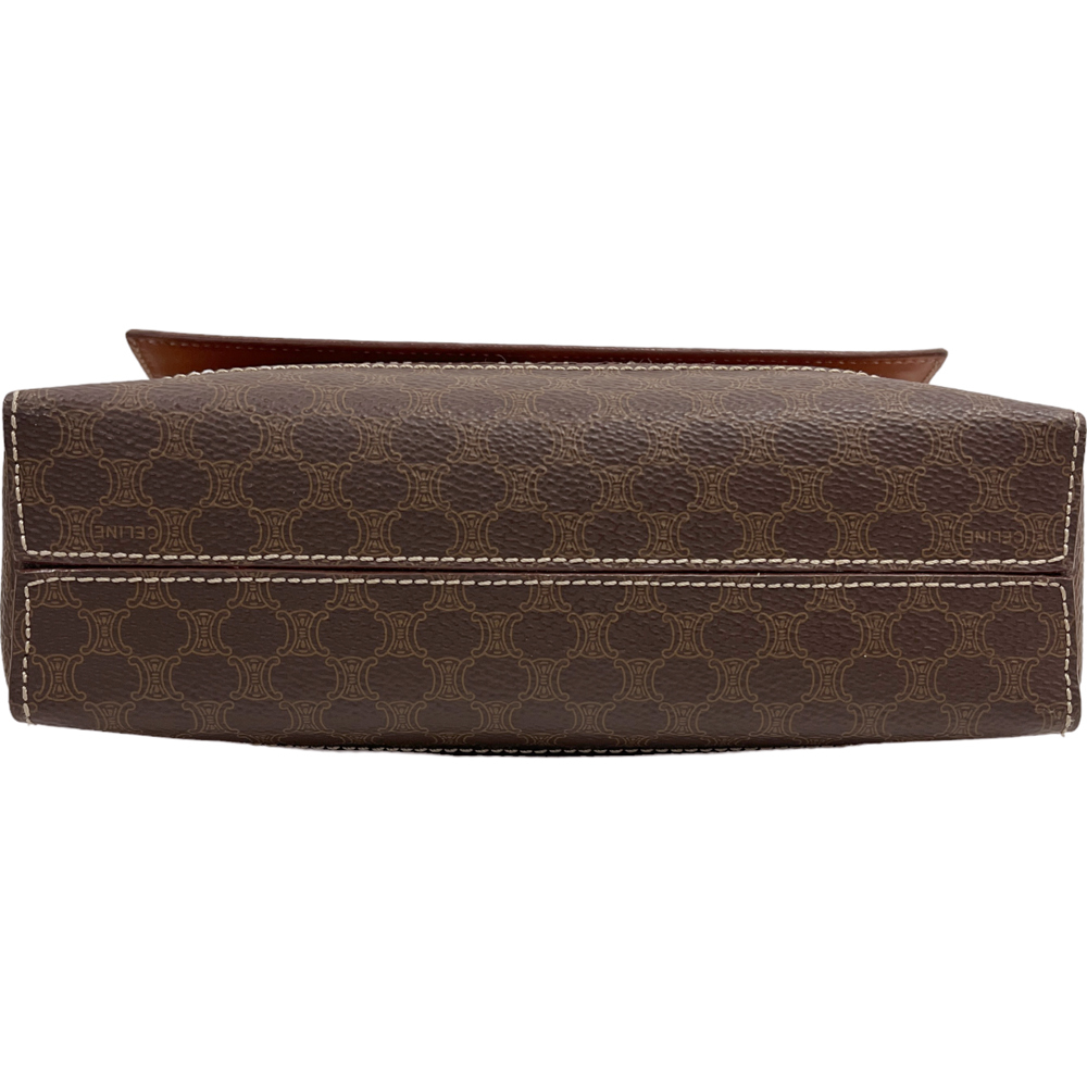 Celine Shoulder Macadam Pattern Messenger Bag Bro… - image 7